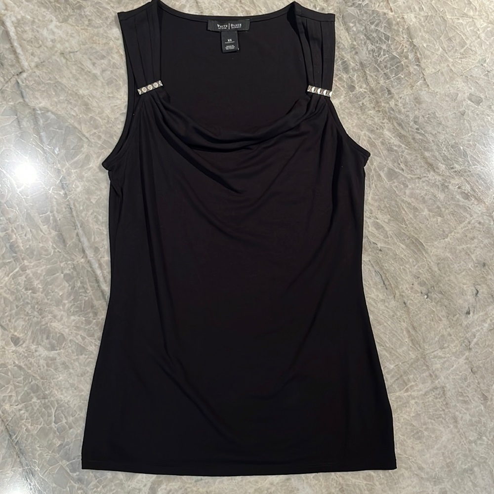 White House Black Market Cowl Neck Shell